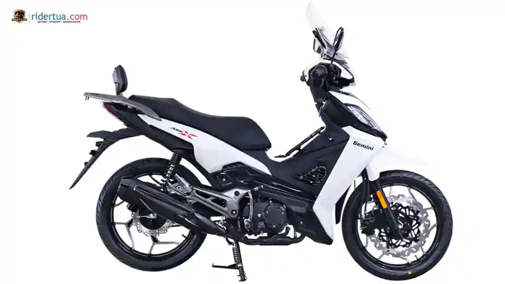 Bebek Modern Gemini Ark125X Ada Aksesorisnya, Cakramnya Gede Harga Terjangkau? 2 Gemini, Ark125X, Gemini Ark125X, motor bebek, motor baru