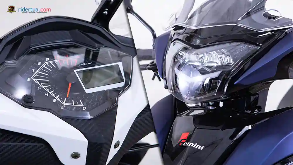 Bebek Modern Gemini Ark125X Ada Aksesorisnya, Cakramnya Gede Harga Terjangkau? 4 Gemini, Ark125X, Gemini Ark125X, motor bebek, motor baru
