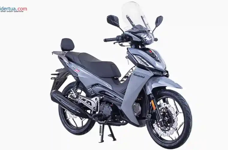 Bebek Modern Gemini Ark125X Ada Aksesorisnya, Cakramnya Gede Harga Terjangkau?