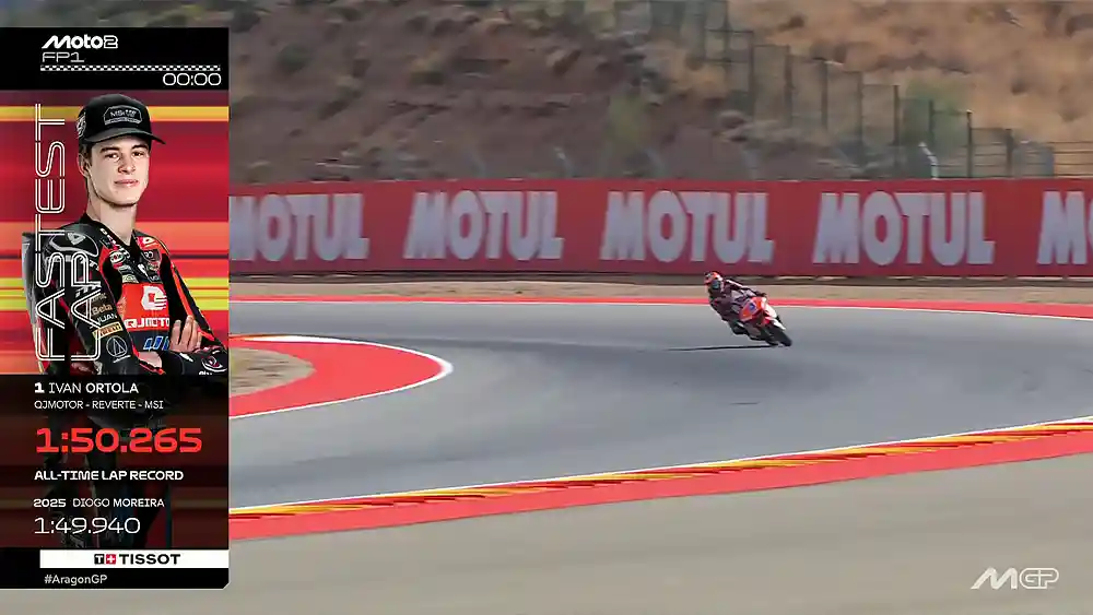 Hasil FP1 Moto2 Aragon 2026: Ortola Tercepat, Guevara P3 1 Hasil FP1 Moto2 Aragon 2026