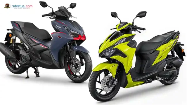 Honda Click 160 vs Yamaha Aerox SP Honda Click 160 vs Yamaha Aerox SP