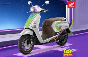 Honda Giorno+ Buzz Lightyear Limited Edition Skutik Retro Modern Versi Toy Story! Honda Giorno+ Buzz Lightyear Limited Edition Skutik Retro Modern Versi Toy Story!