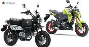 Honda Monkey vs Kawasaki Z125 Pro