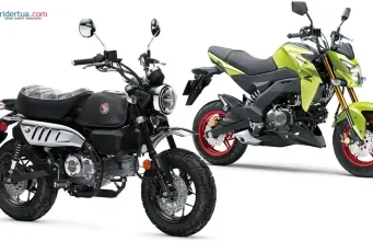 Honda Monkey vs Kawasaki Z125 Pro