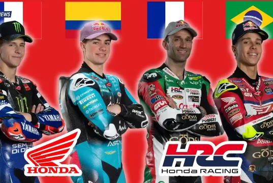 Honda Rider - Fabio Quartararo - David Alonso - Johann Zarco - Diogo Moreira