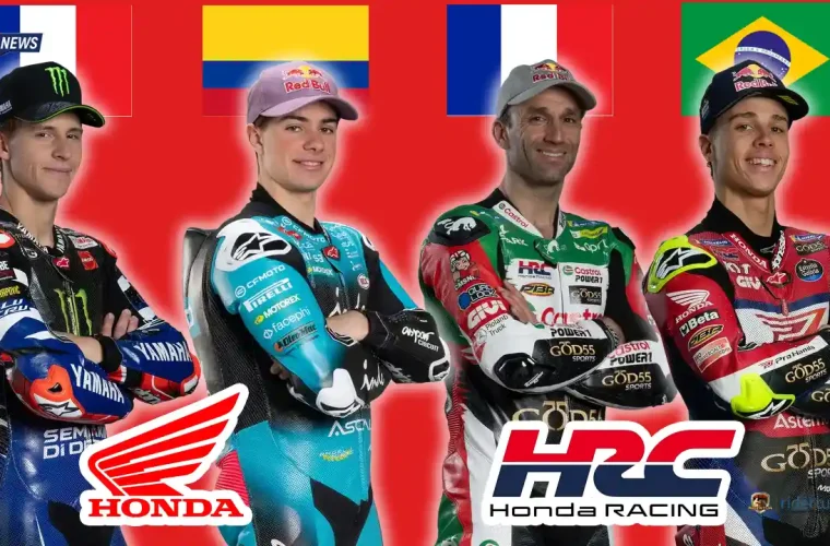 Honda Rider - Fabio Quartararo - David Alonso - Johann Zarco - Diogo Moreira