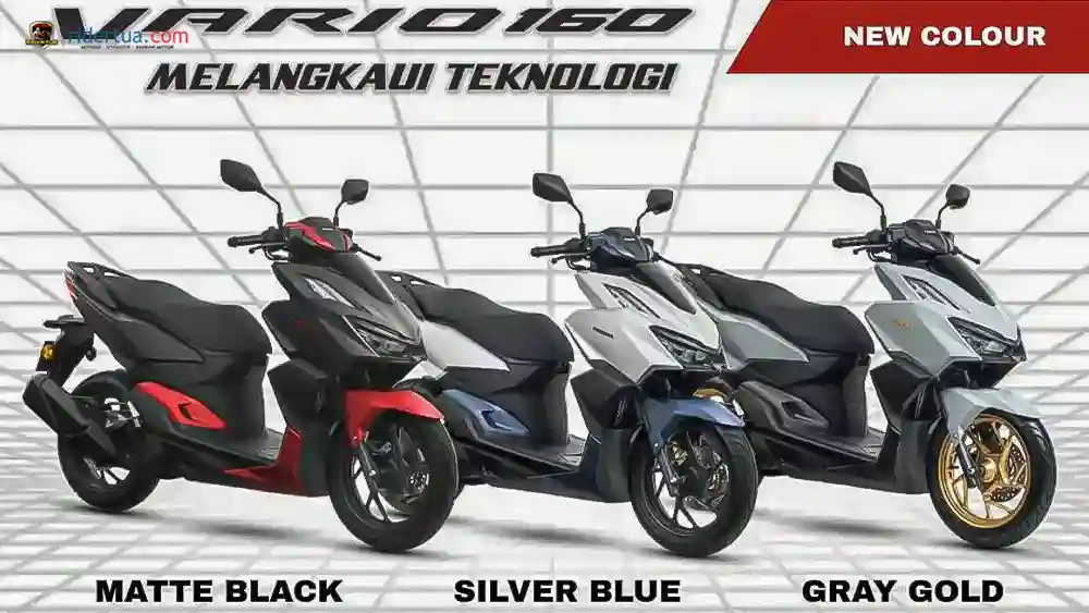Honda, Vario, Vario 160, Honda Vario 160, warna baru, skutik sporty, motor matik