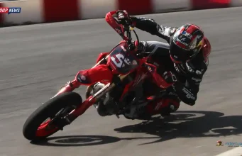 Johann Zarco Berlatih dengan Motor Supermoto Honda di Andorra Johann Zarco