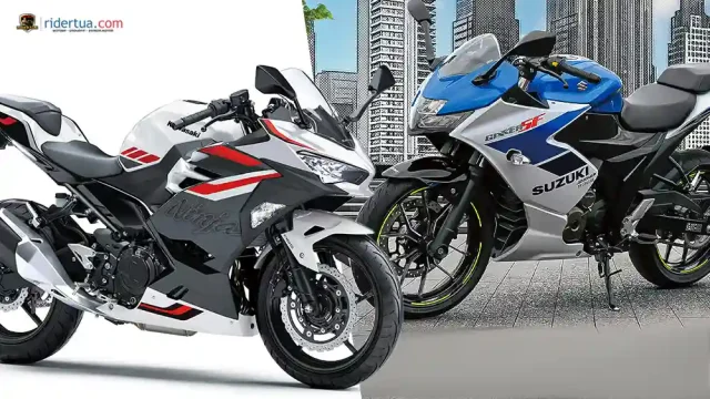 Kawasaki Ninja 250 vs Suzuki Gixxer SF250 Kawasaki Ninja 250 vs Suzuki Gixxer SF250