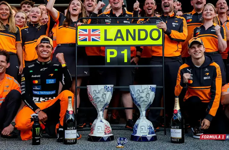 Lando Norris Menang