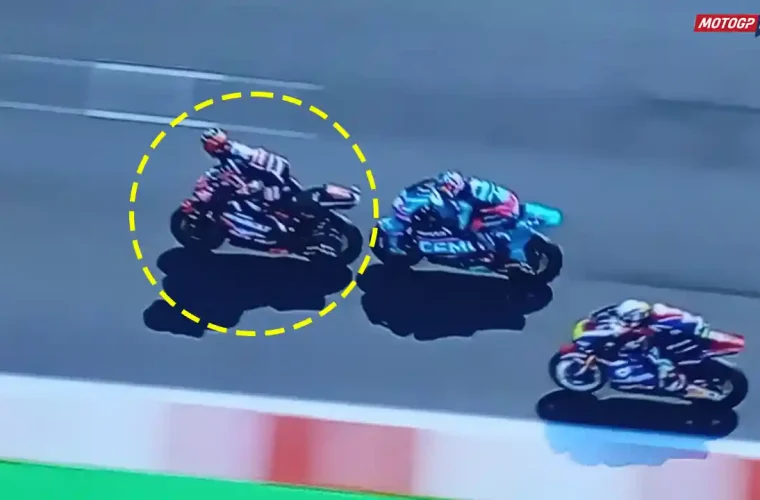Manu Gonzalez - Selebrasi Terlalu Dini di Race Moto2 Silverstone Inggris 2026