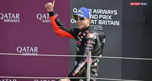 Marco Bezzecchi podium MotoGP Silverstone 2026