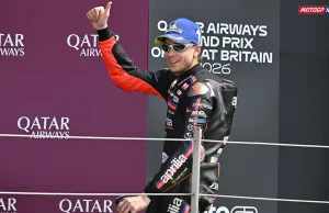 Dua Kali Podium Saat Kondisi Fisik Tak Memungkinkan, Marco Bezzecchi: Tak Bisa Berkata-kata Marco Bezzecchi podium MotoGP Silverstone 2026