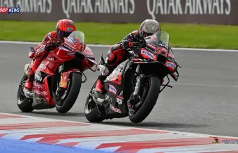 Top Speed Aprilia Sukses Mengungguli KTM dan Menyalip Ducati di MotoGP Marco Bezzecchi - Marc Marquez - Duel