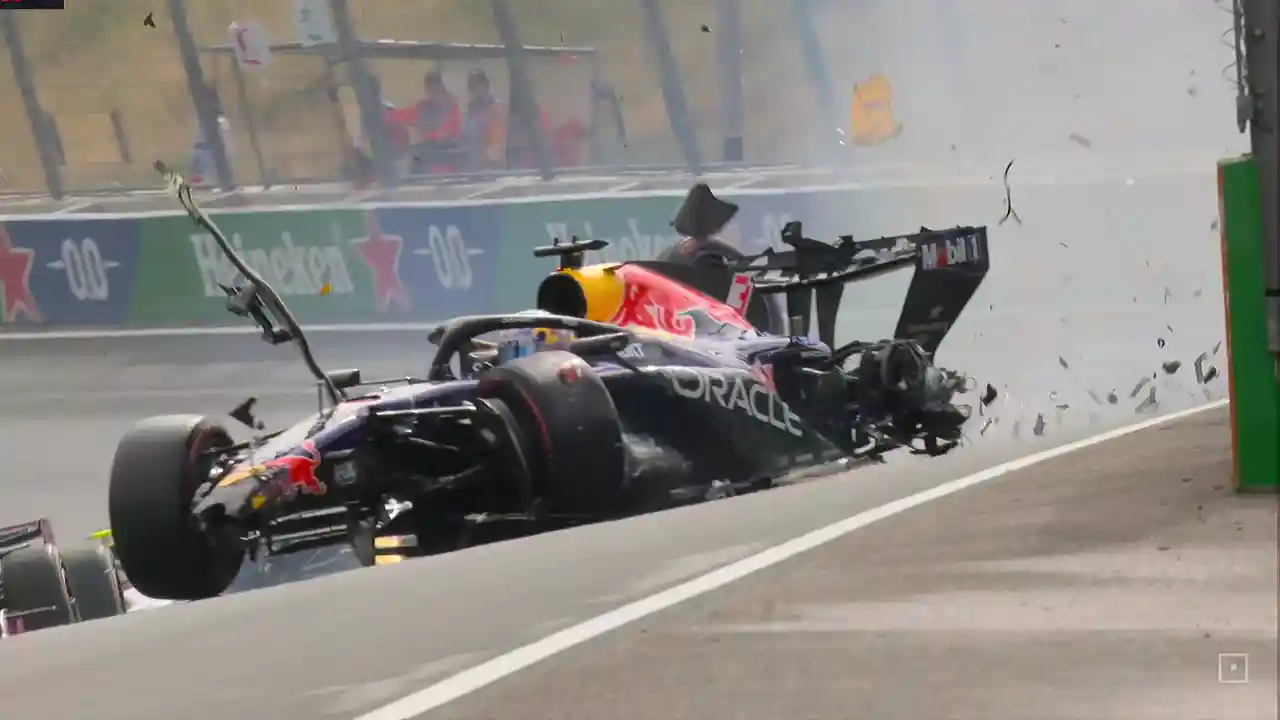 Max Verstappen Crash