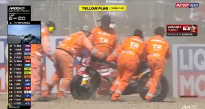 Pecco Bagnaia - Crash