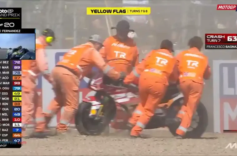 Pecco Bagnaia - Crash