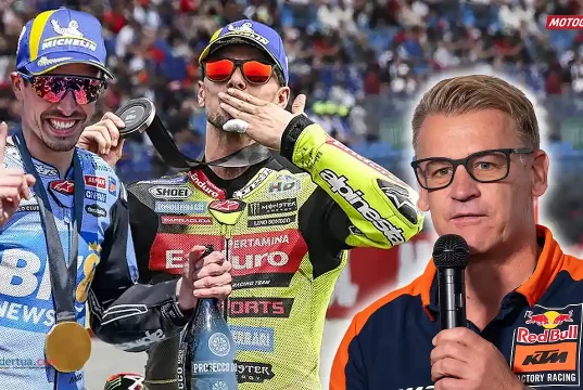 Pit Beirer - Alex Marquez - Fabio Di Giannantonio