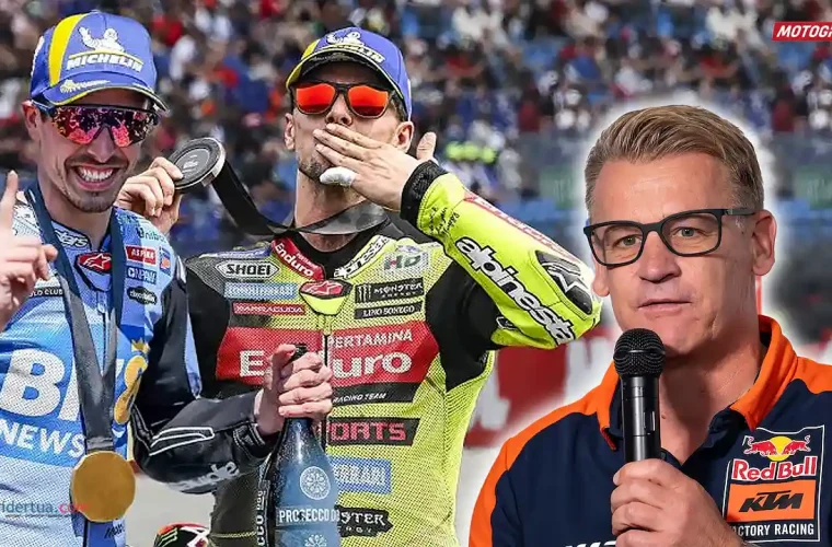 Pit Beirer - Alex Marquez - Fabio Di Giannantonio