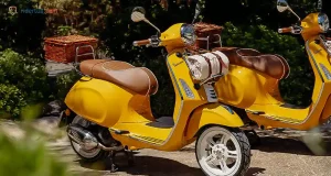 Vespa Primavera 125 x Gigi Edisi Spesial, Tema Musim Panas dengan Warna Kuning Cerah!
