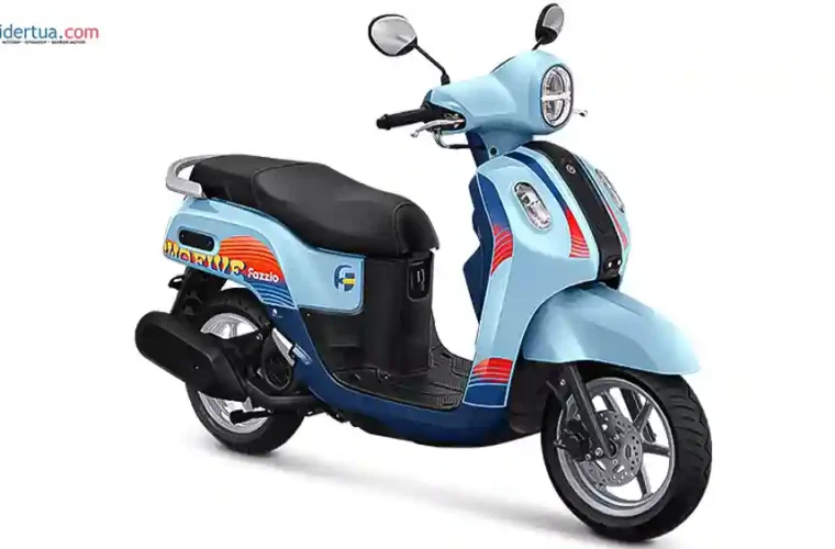 Grafis Ala Senja! Yamaha Fazzio Special Edition Sunset Blue Makin Kalcer Harga Beda Segini