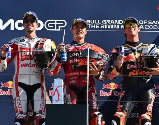 Misano Dikuasai Rider Spanyol Tapi, Alex Marquez: Ini Saya Persembahkan untuk Marco Simoncelli Alex Marquez - Marc Marquez - Pedro Acosta - Podium Misano