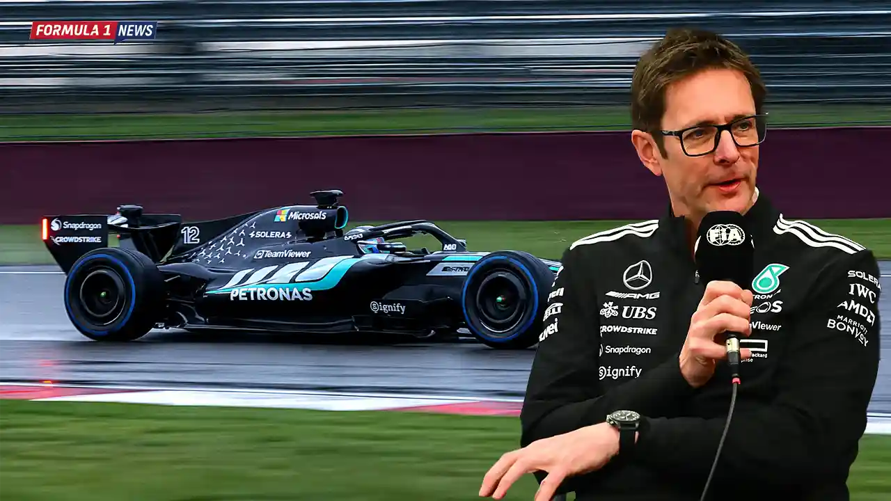 Mercedes Hadapi Dilema Penalti George Russell, Tak Mau Kedua Pebalap Start dari Posisi Belakang 2 Andrew Shovlin, Trackside Engineering Director Mercedes - Kimi Antonelli