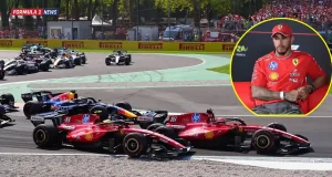 GP Italia Berakhir Buruk bagi Ferrari, Lewis Hamilton Pasrah Soal Gelar Juara, Mercedes Kini Terlalu Jauh dan Lebih Cepat Charles Leclerc - Lewis Hamilton - Ferrari