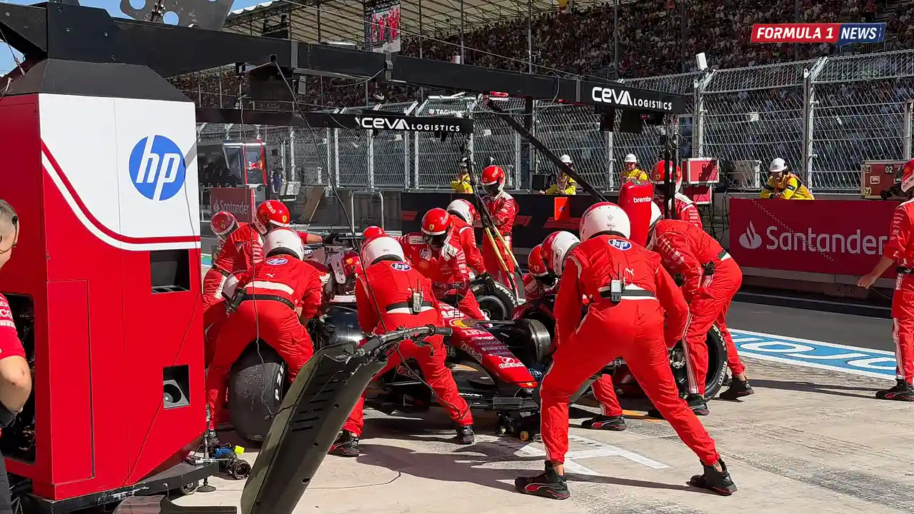 Charles Leclerc Masuk Pit - F1 GP Spanyol 2026