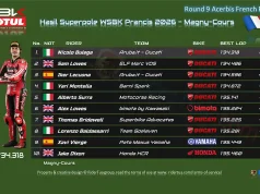 Hasil Superpole WSBK Prancis 2026