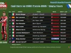 Hasil Warm Up WSBK Prancis 2026
