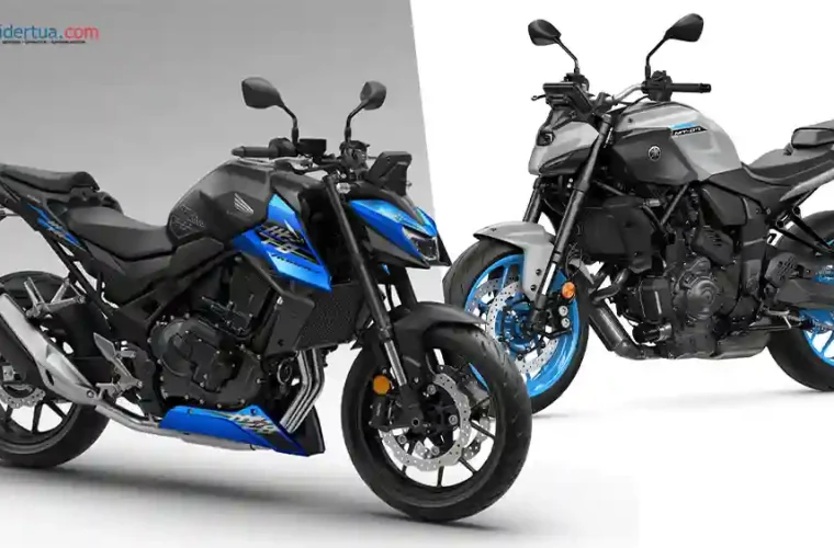 Honda CB750 Hornet vs Yamaha MT-07