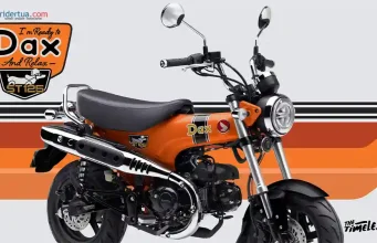 AHM Rilis Honda ST125 Dax 2027 Motor Mungil Ini Dapat Warna Oren Menyala!