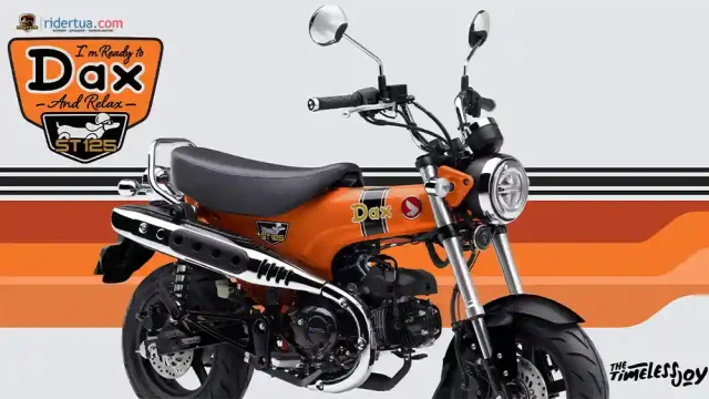 Honda ST125 Dax AHM Rilis Honda ST125 Dax 2027 Motor Mungil Ini Dapat Warna Oren Menyala!