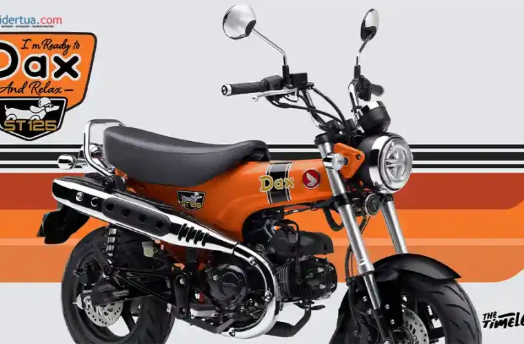 AHM Rilis Honda ST125 Dax 2027 Motor Mungil Ini Dapat Warna Oren Menyala!