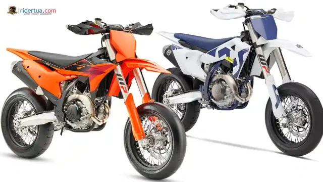 KTM 450 SMR vs Husqvarna FS 450 KTM 450 SMR vs Husqvarna FS 450