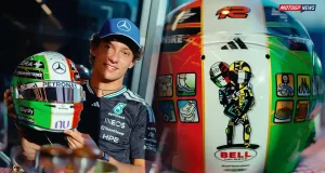 Kimi Antonelli: Helm Spesial yang Saya Pakai di Monza Terinspirasi dari Helm Milik Valentino Rossi Kimi Antonelli - Valentino Rossi - Helmet