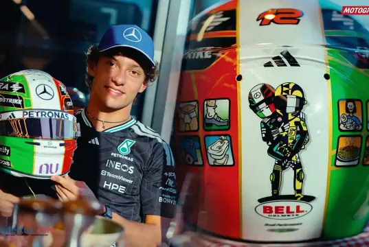 Kimi Antonelli - Valentino Rossi - Helmet