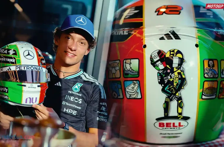 Kimi Antonelli - Valentino Rossi - Helmet
