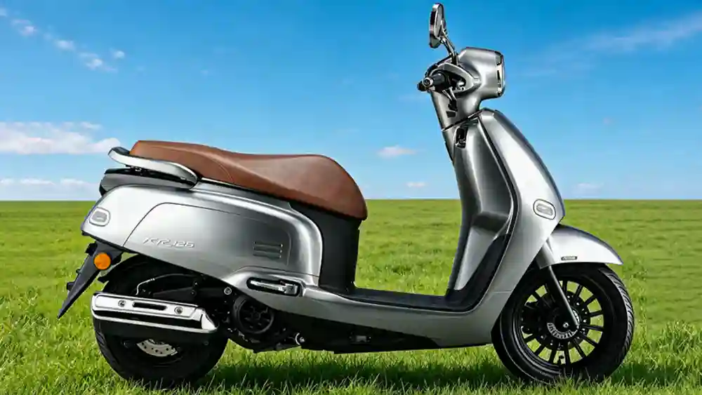 Kymco, KR125, Kymco KR125, motor matik, skutik, skutik retro, motor baru