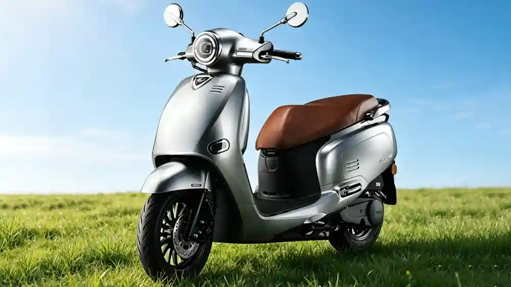 Kymco, KR125, Kymco KR125, motor matik, skutik, skutik retro, motor baru
