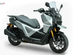 Skutik Adventure Letbe Nomad 350 Futuristis Banget, Lampu Depannya Bisa di Custom!
