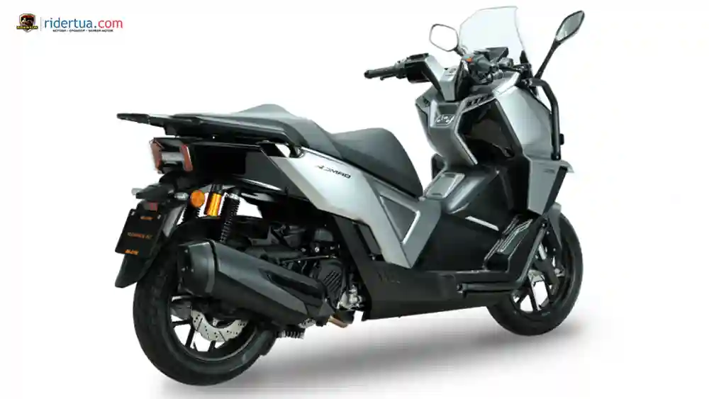 Skutik Adventure Letbe Nomad 350 Futuristis Banget, Lampu Depannya Bisa di Custom! 4 Letbe, Nomad 350, Letbe Nomad 350, motor matik, skutik bongsor, skutik adventure