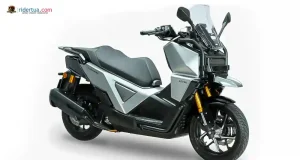 Skutik Adventure Letbe Nomad 350 Futuristis Banget, Lampu Depannya Bisa di Custom!
