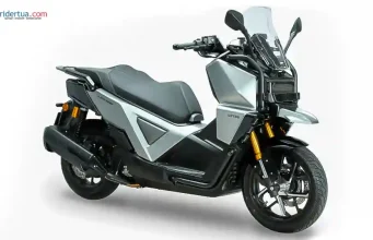 Skutik Adventure Letbe Nomad 350 Futuristis Banget, Lampu Depannya Bisa di Custom!