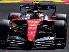 Kegagalan Rem Menghancurkan Balapan Ferrari, Nyaris Menabrak Dinding Madring, Lewis Hamilton Dipaksa Retire Lewis Hamilton - Ferrari