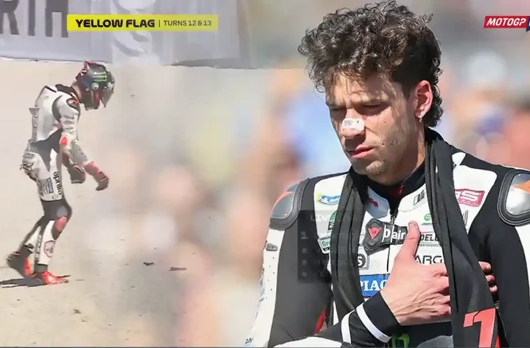 Marco Bezzecchi - Crash San Marino