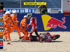 Pecco Bagnaia Gagal Finis di Kandang Sendiri dan Turun Peringkat di Klasemen: Saya Sudah Berusaha! Pecco Bagnaia - Crash San Marino 2026