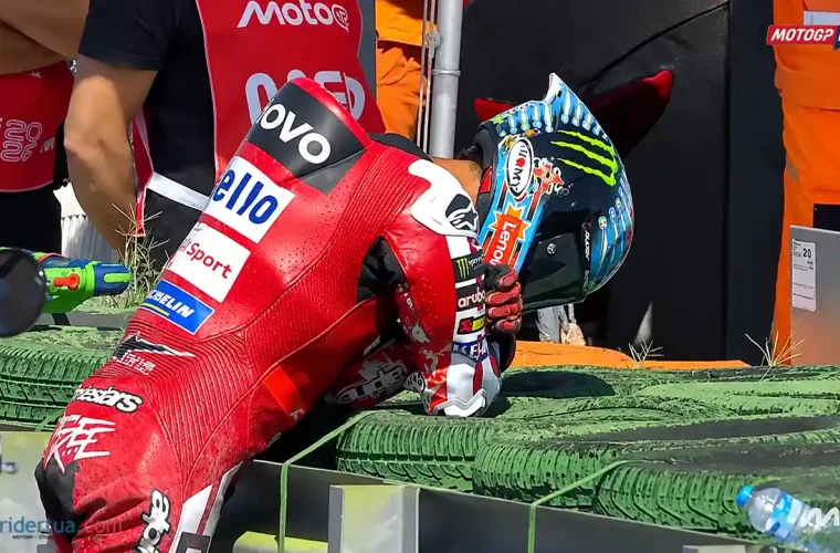 Pecco Bagnaia Sad & Gutted