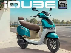 1 Juta Unit Terjual, TVS iQube MillionR Edition Punya Warna Spesial dan Laci Depan!
